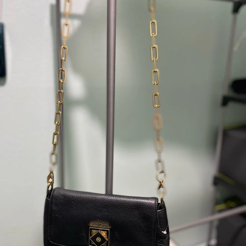 Tory Burch Black Leather Crossbody Bag